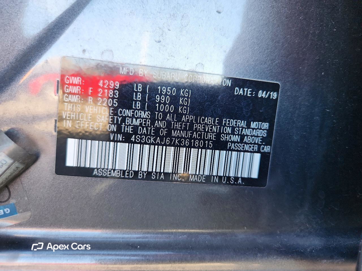 Subaru Impreza 2019