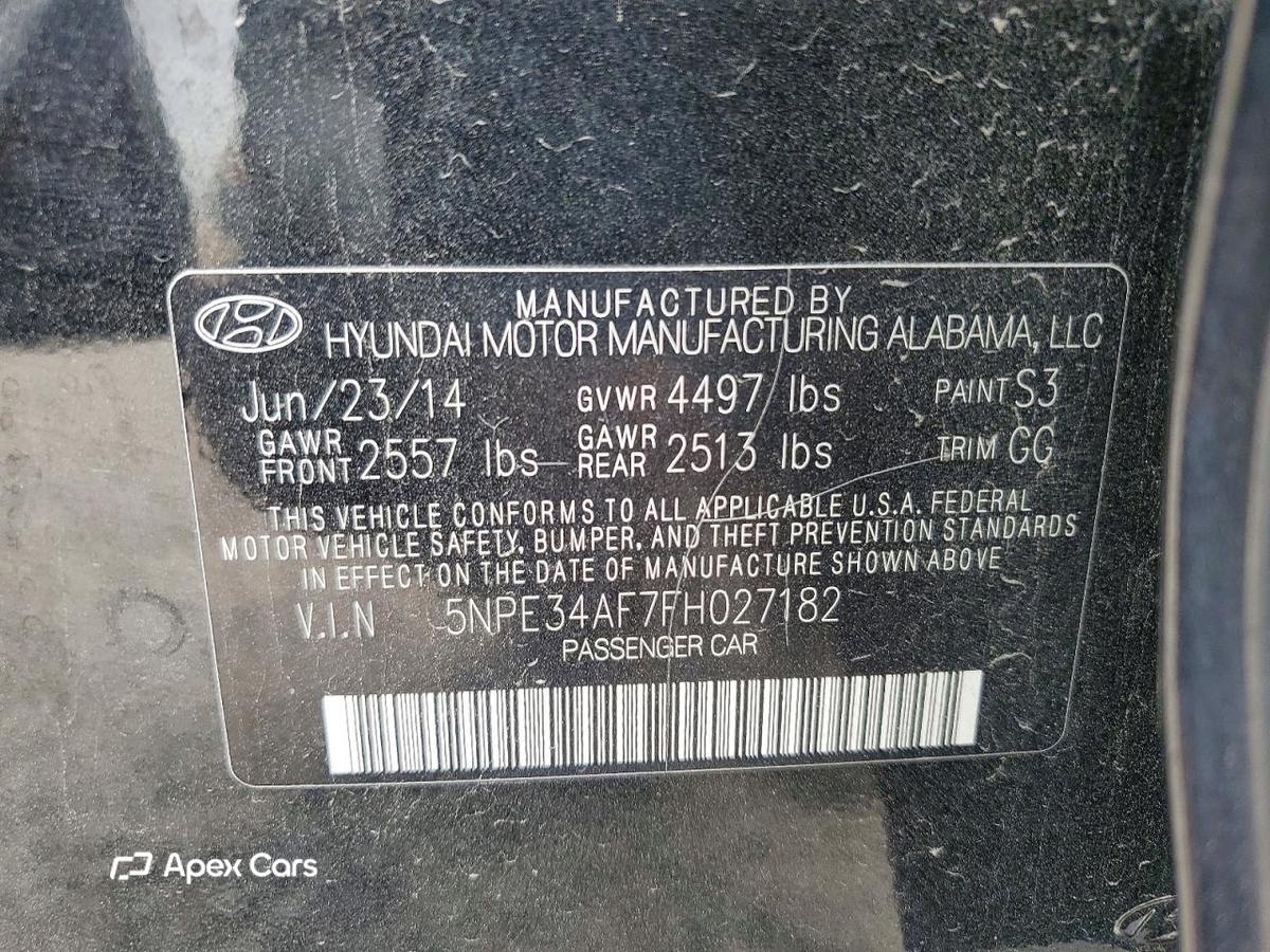 Hyundai Sonata 2015
