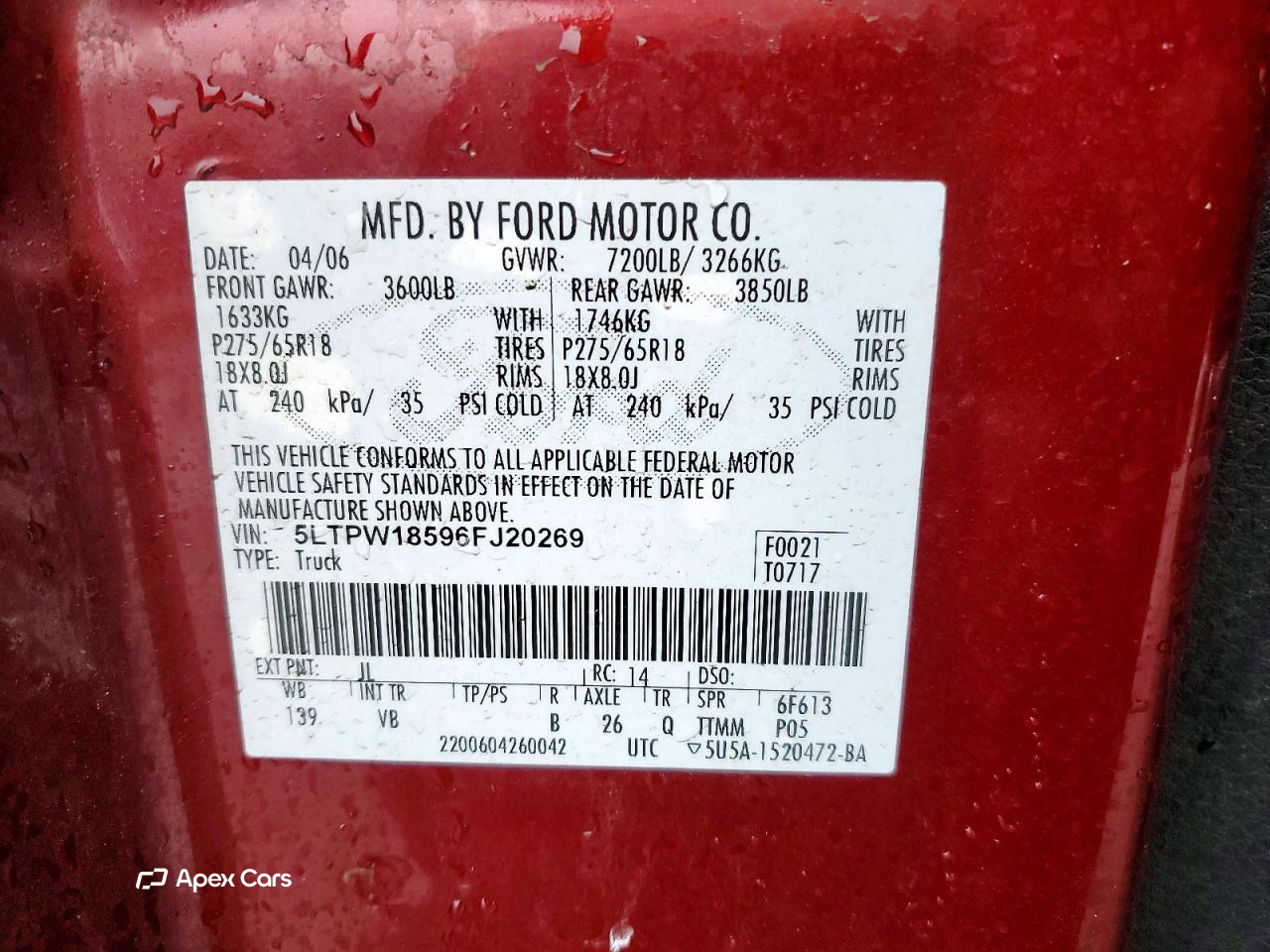 Lincoln Mark LT 2006