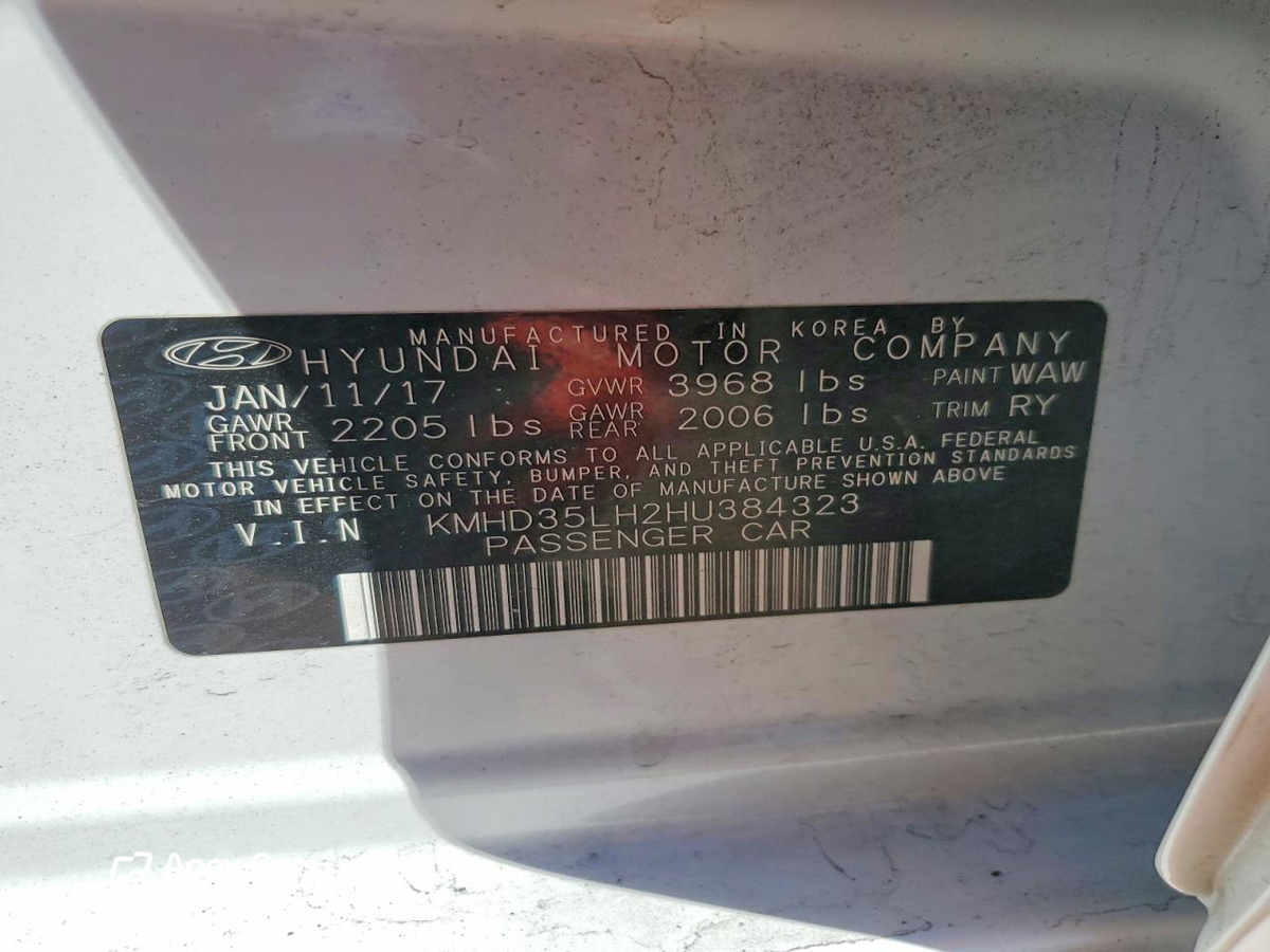Hyundai Elantra 2017