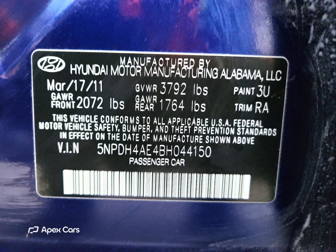 Hyundai Elantra 2011