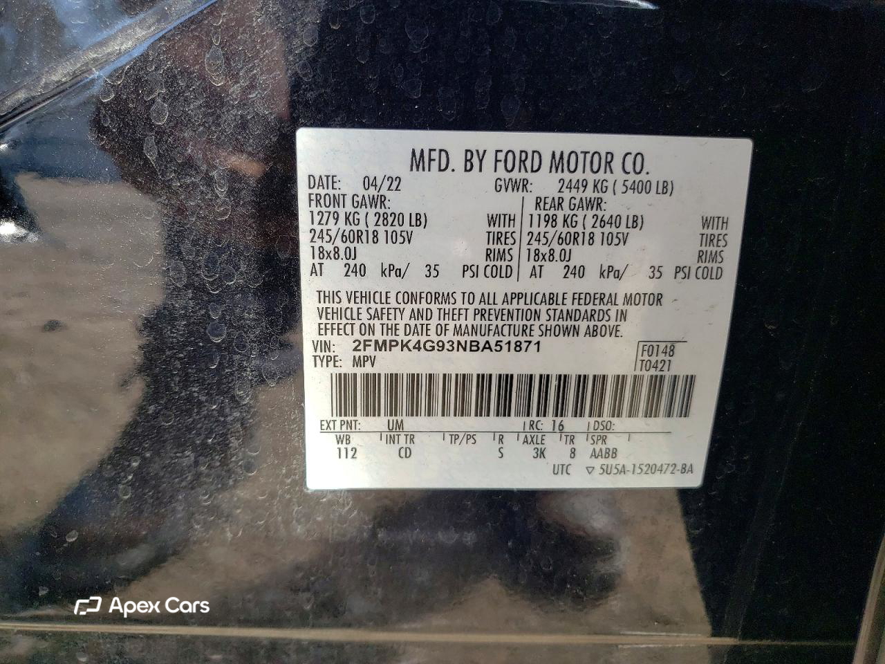 Ford Edge 2022