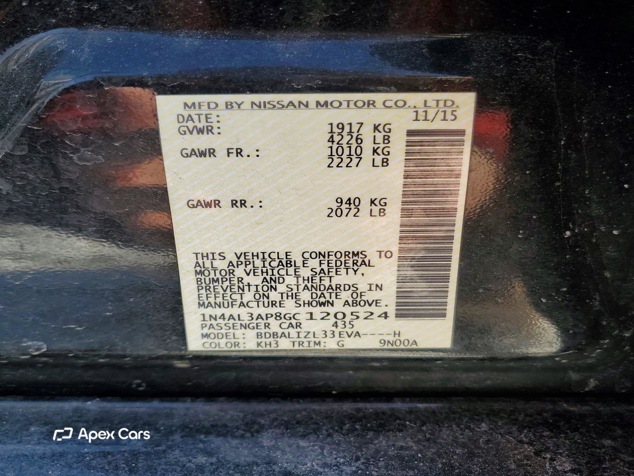 Nissan Altima 2016
