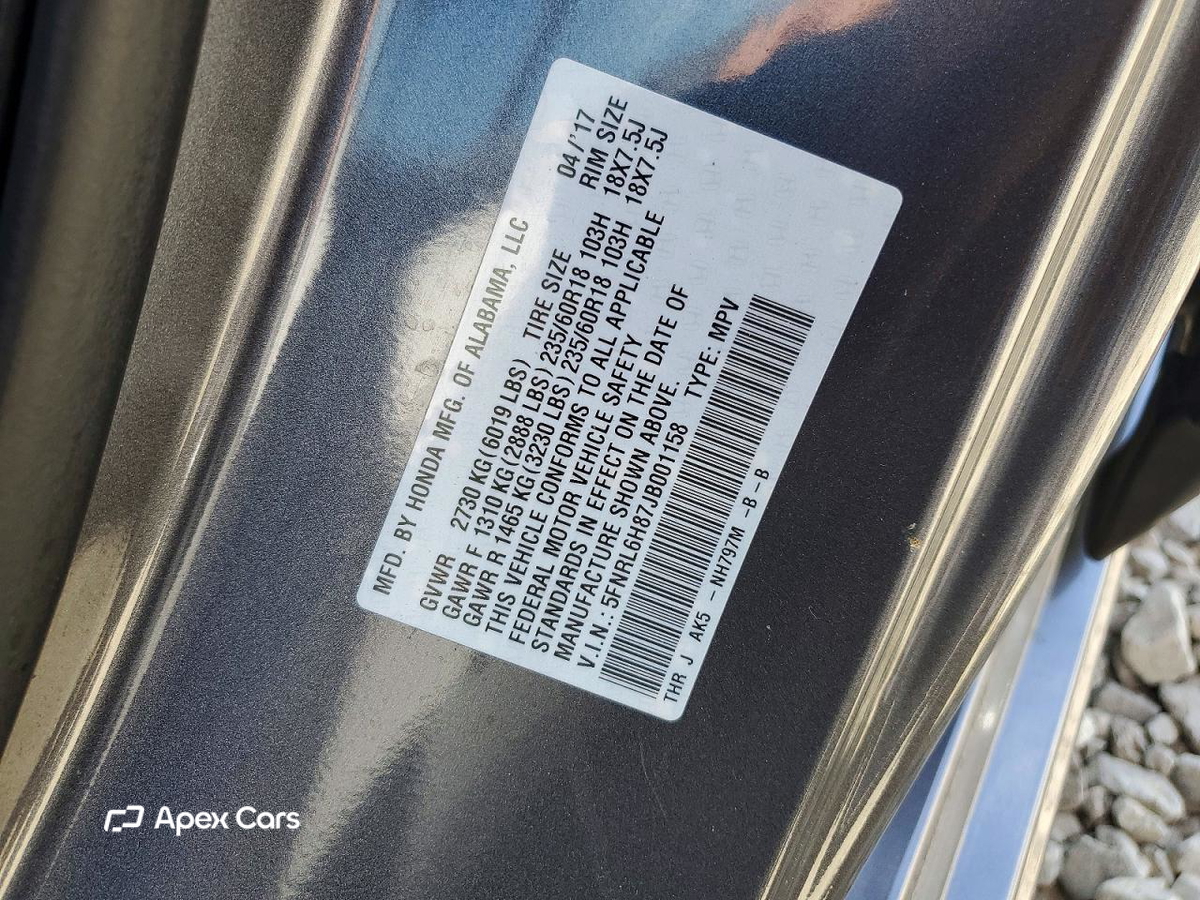 Honda Odyssey 2018
