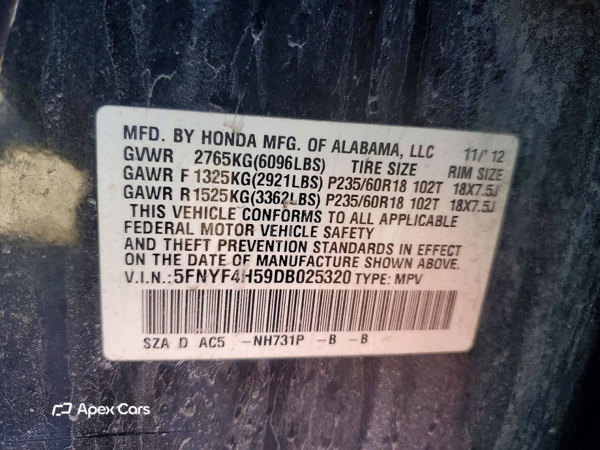 Honda Pilot 2013
