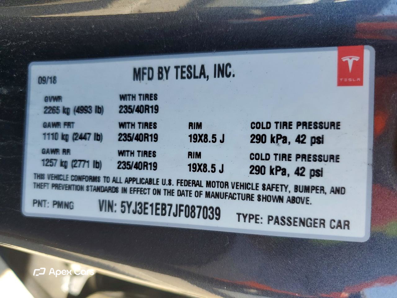 Tesla Model 3 2018