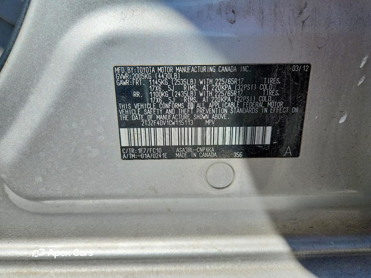 Toyota RAV 4 2012