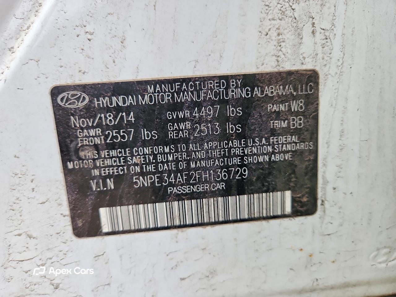 Hyundai Sonata 2015