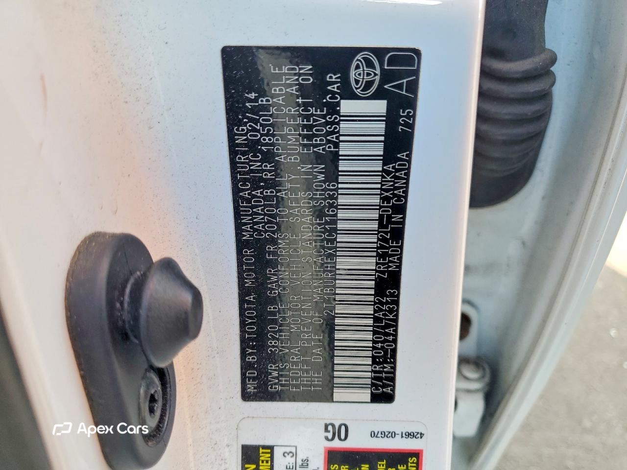 Toyota Corolla 2014
