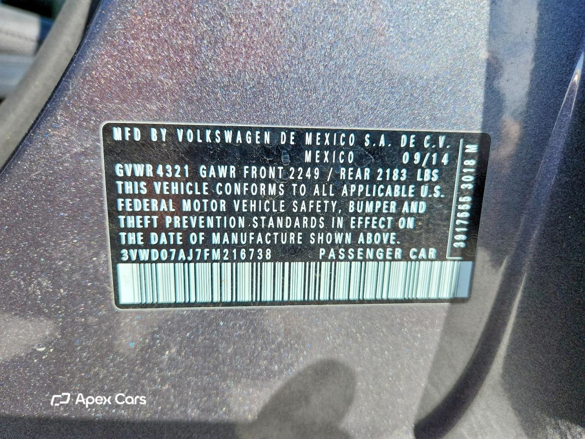 Volkswagen Jetta 2015