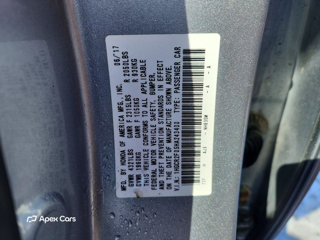 Honda Accord 2017