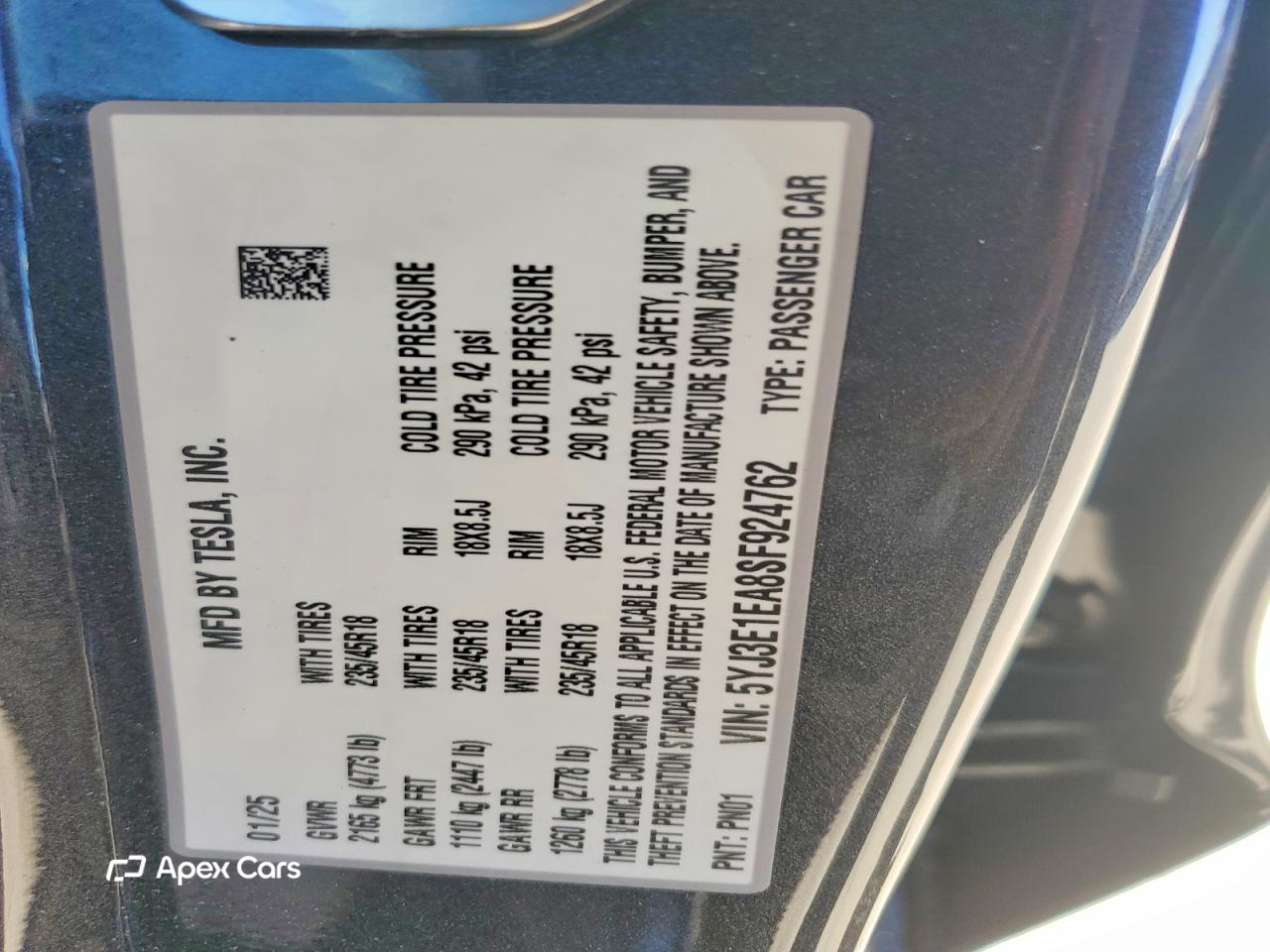 Tesla Model 3 2025