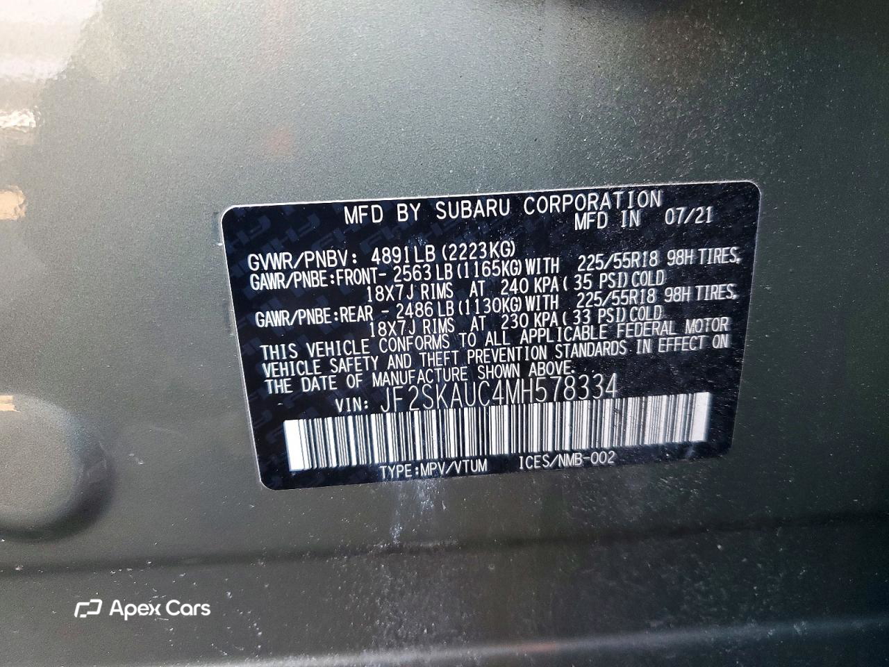 Subaru Forester 2021