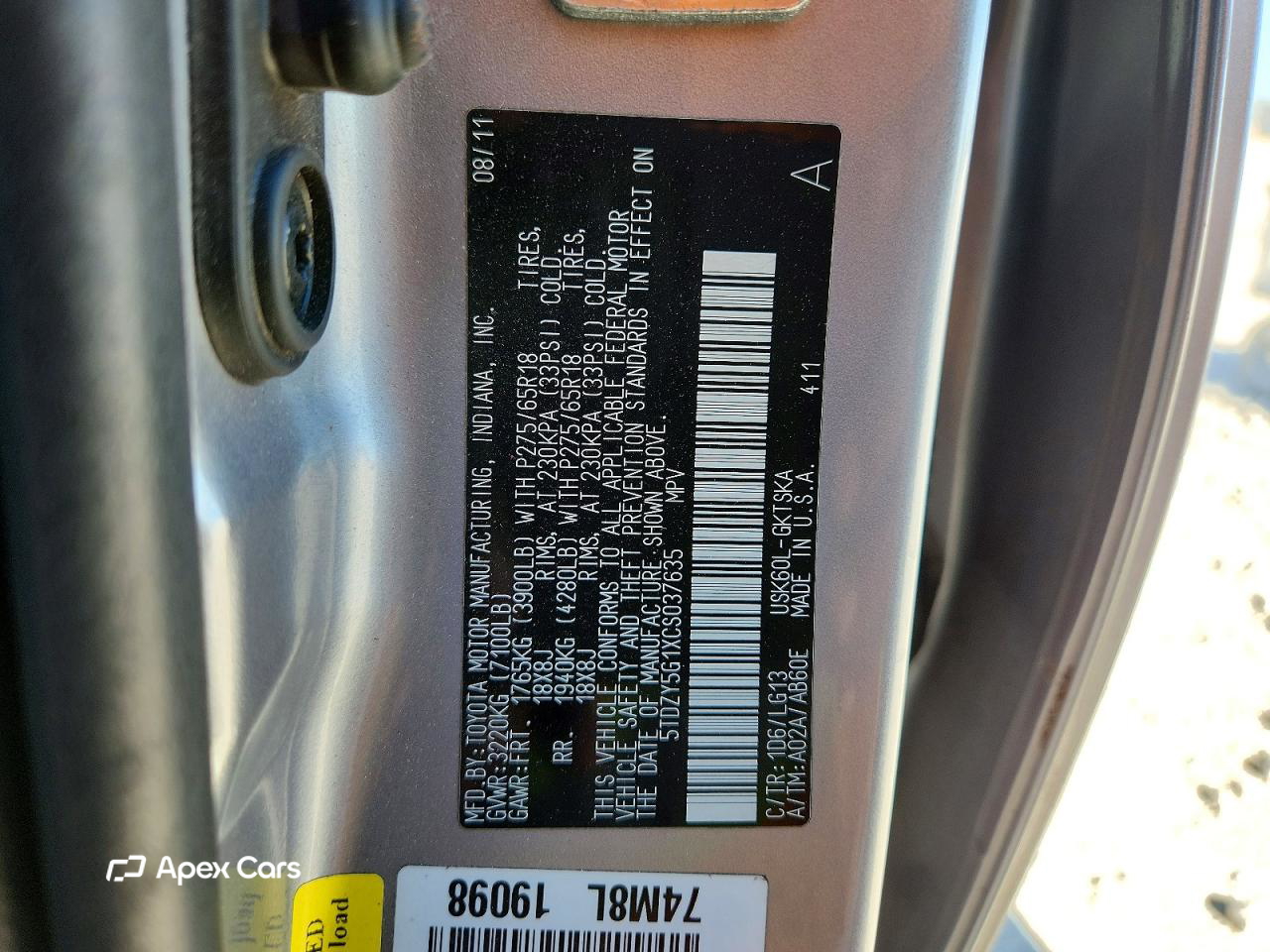 Toyota Sequoia 2012