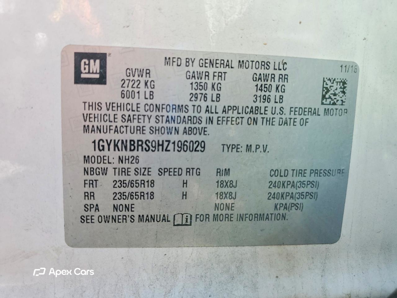 Cadillac XT5 2017