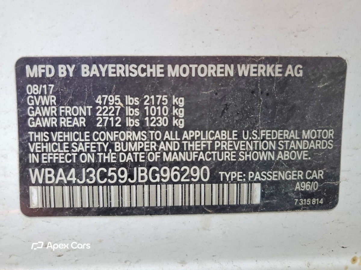 BMW Series 4 2018