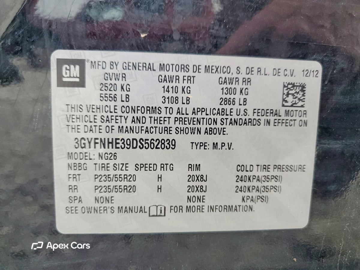 Cadillac SRX 2013