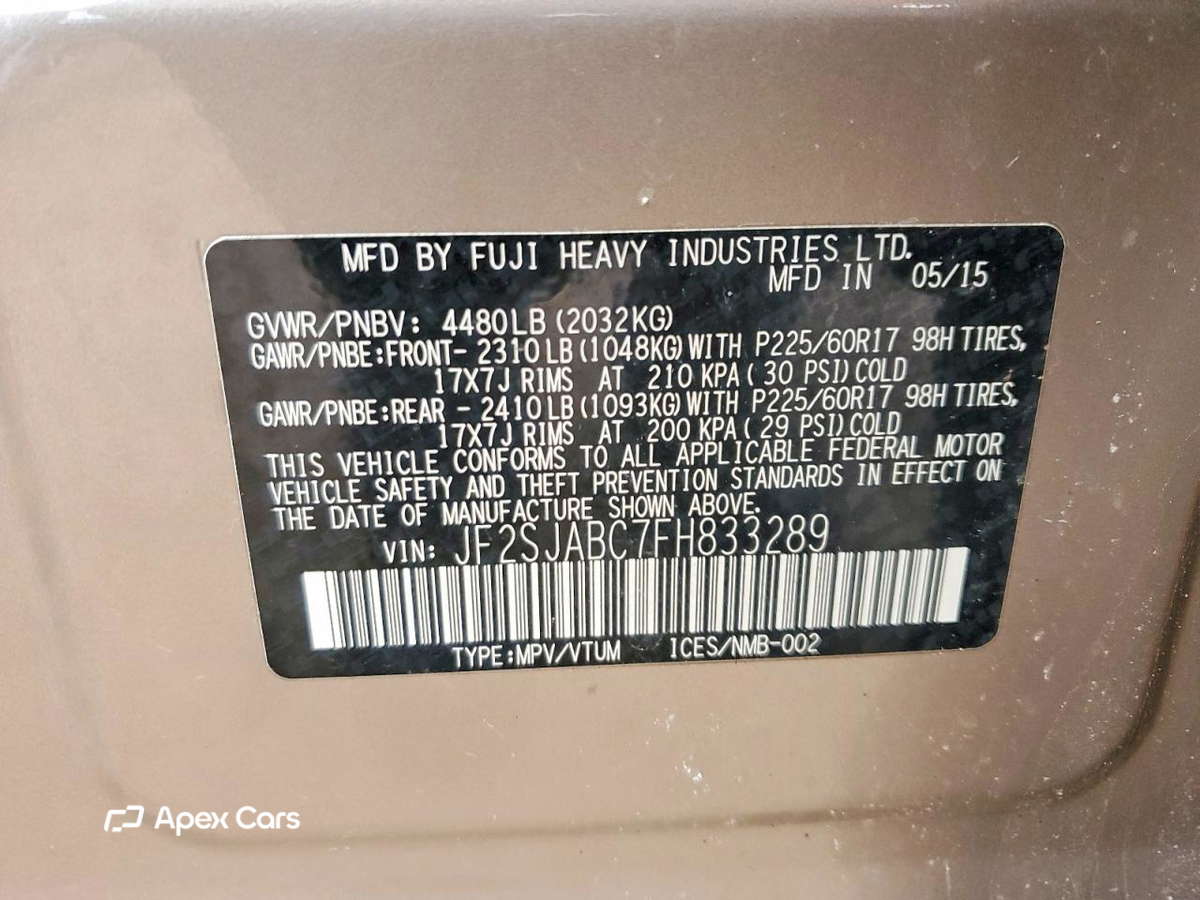 Subaru Forester 2015