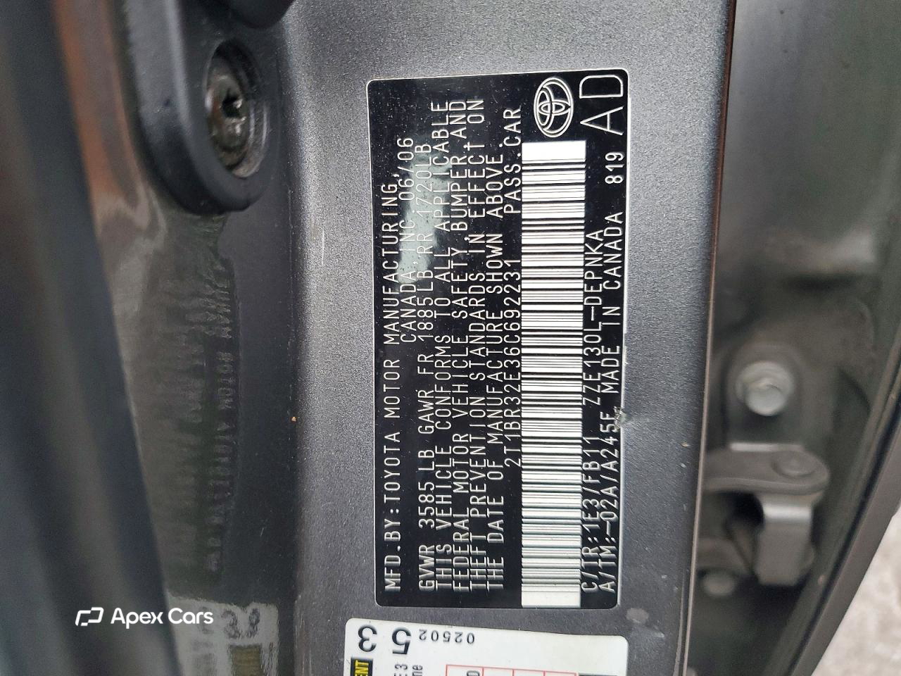 Toyota Corolla 2006