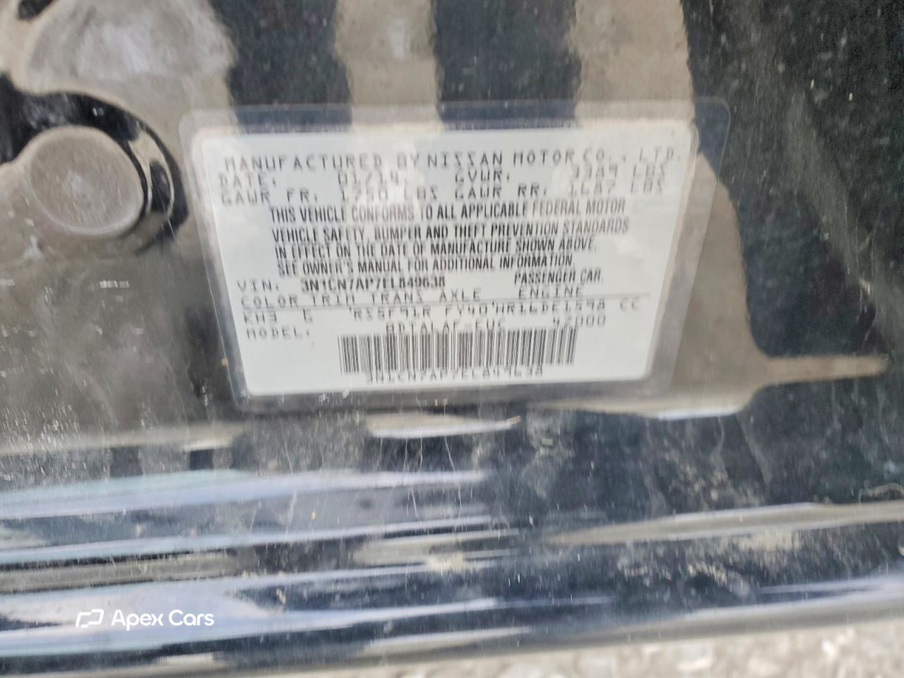 Nissan Versa 2014