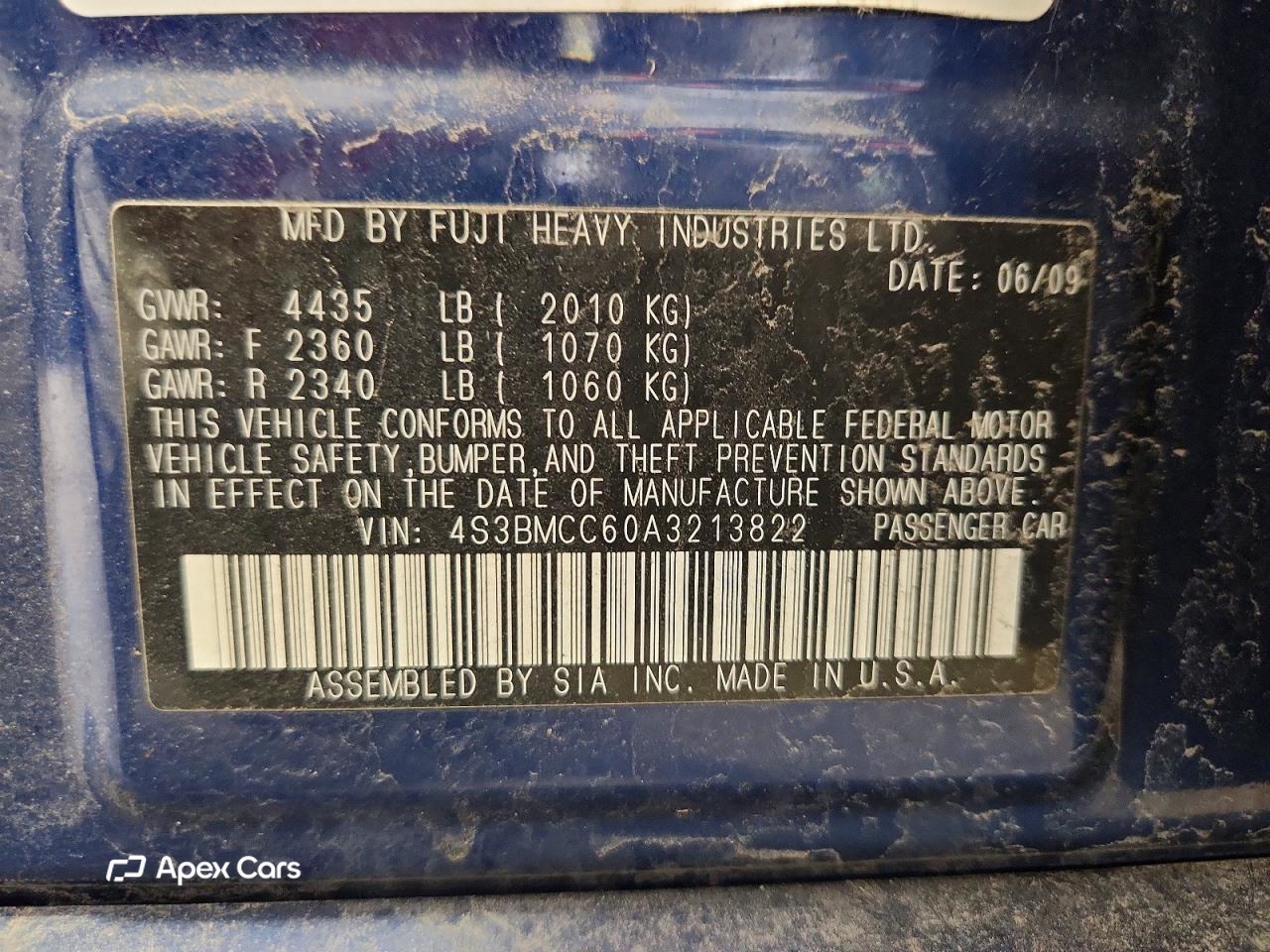 Subaru Legacy 2010