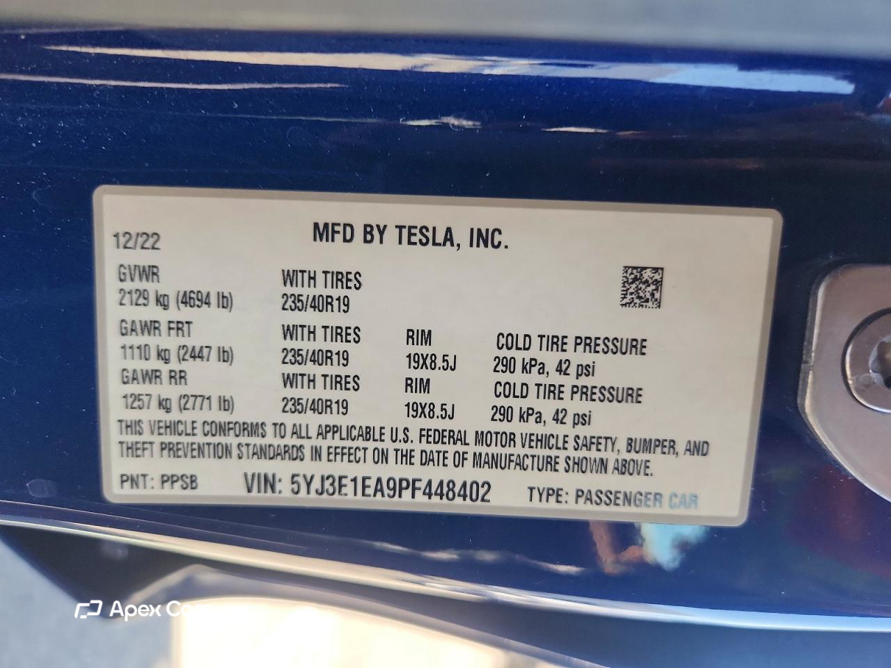 Tesla Model 3 2023