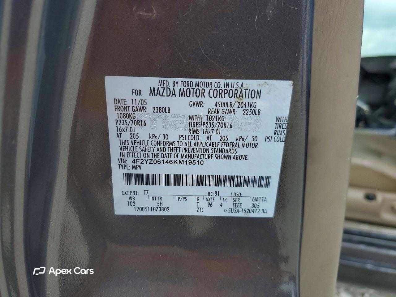 Mazda Tribute 2006