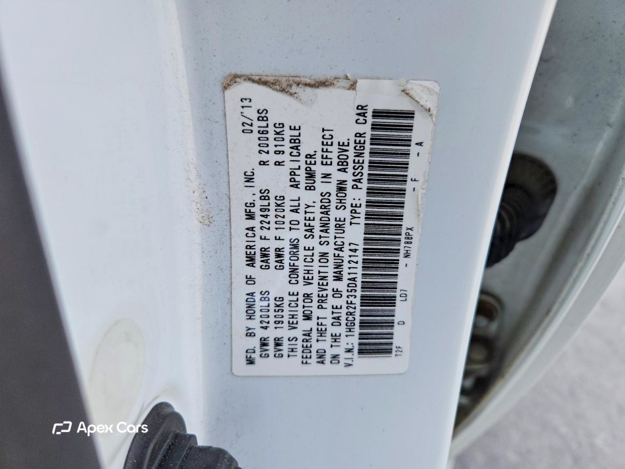 Honda Accord 2013