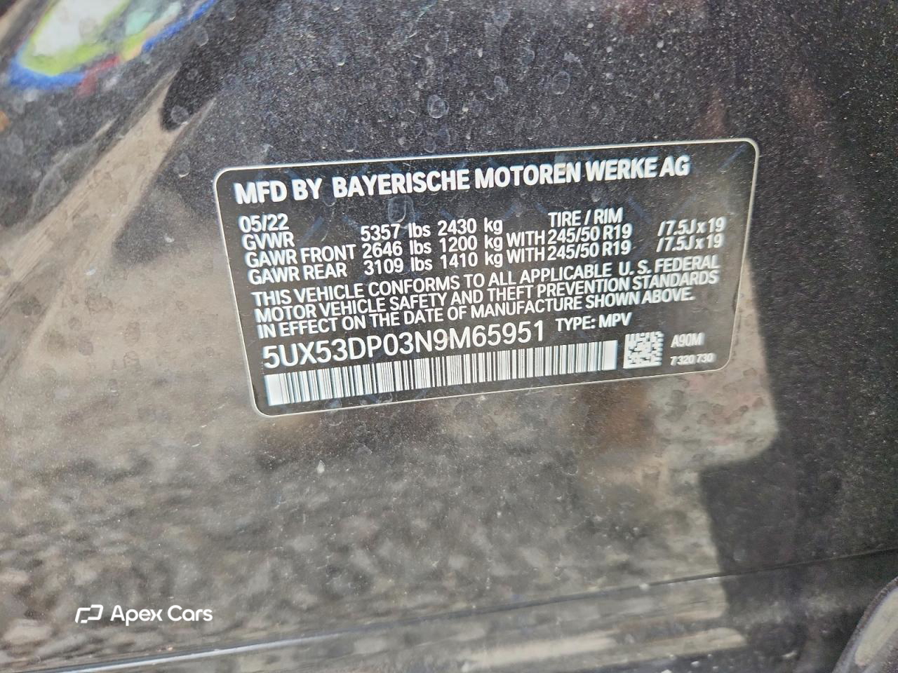 BMW X3 2022