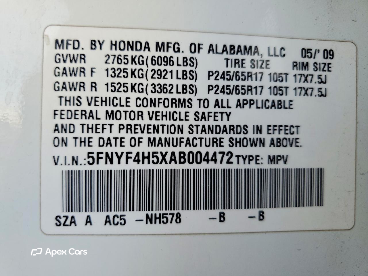 Honda Pilot 2010