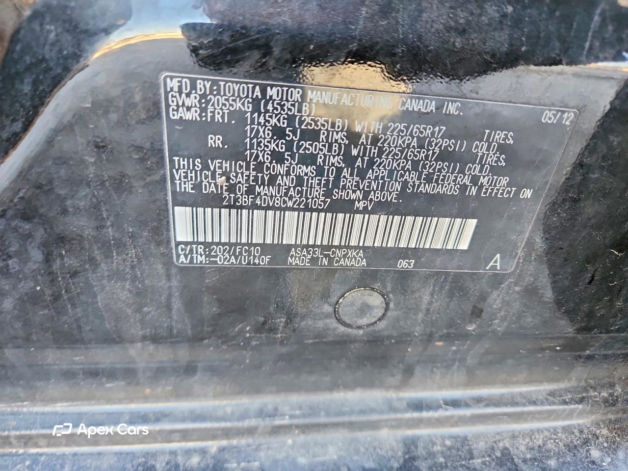 Toyota RAV 4 2012