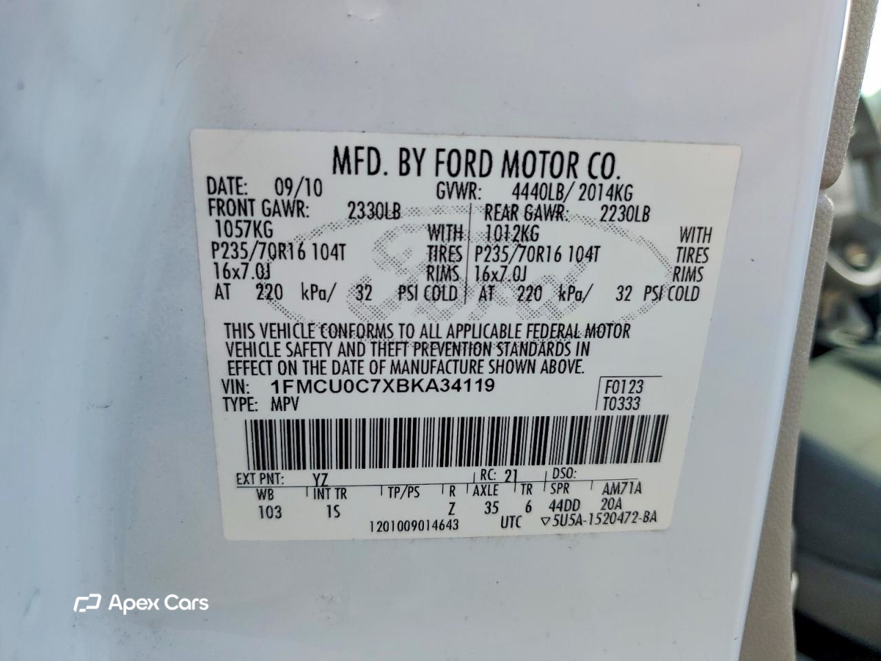 Ford Escape 2011