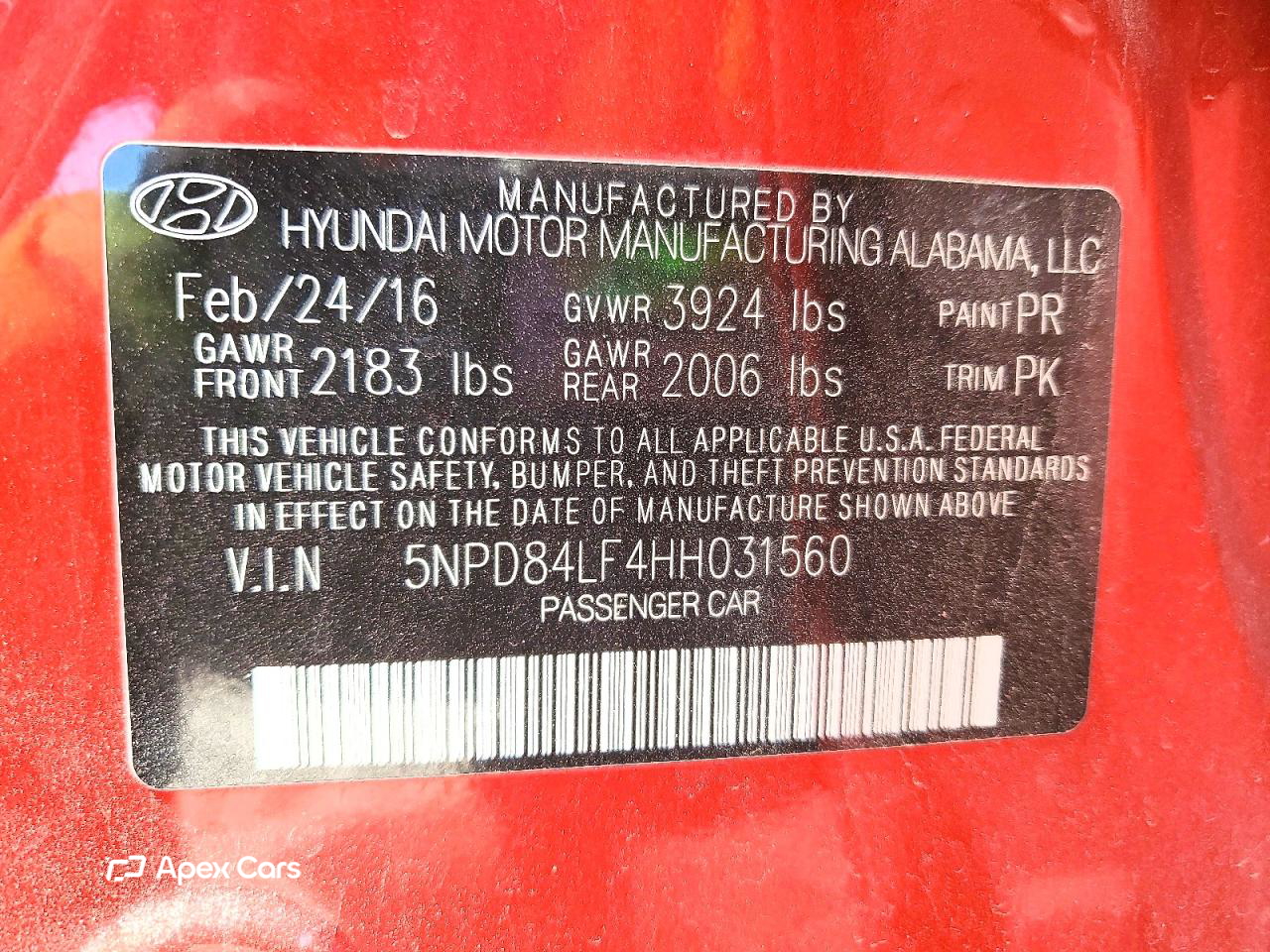 Hyundai Elantra 2017