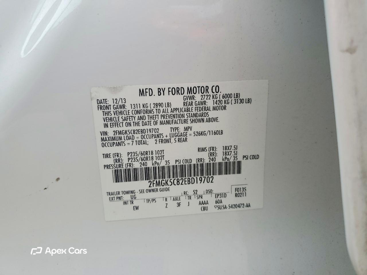 Ford Flex 2014