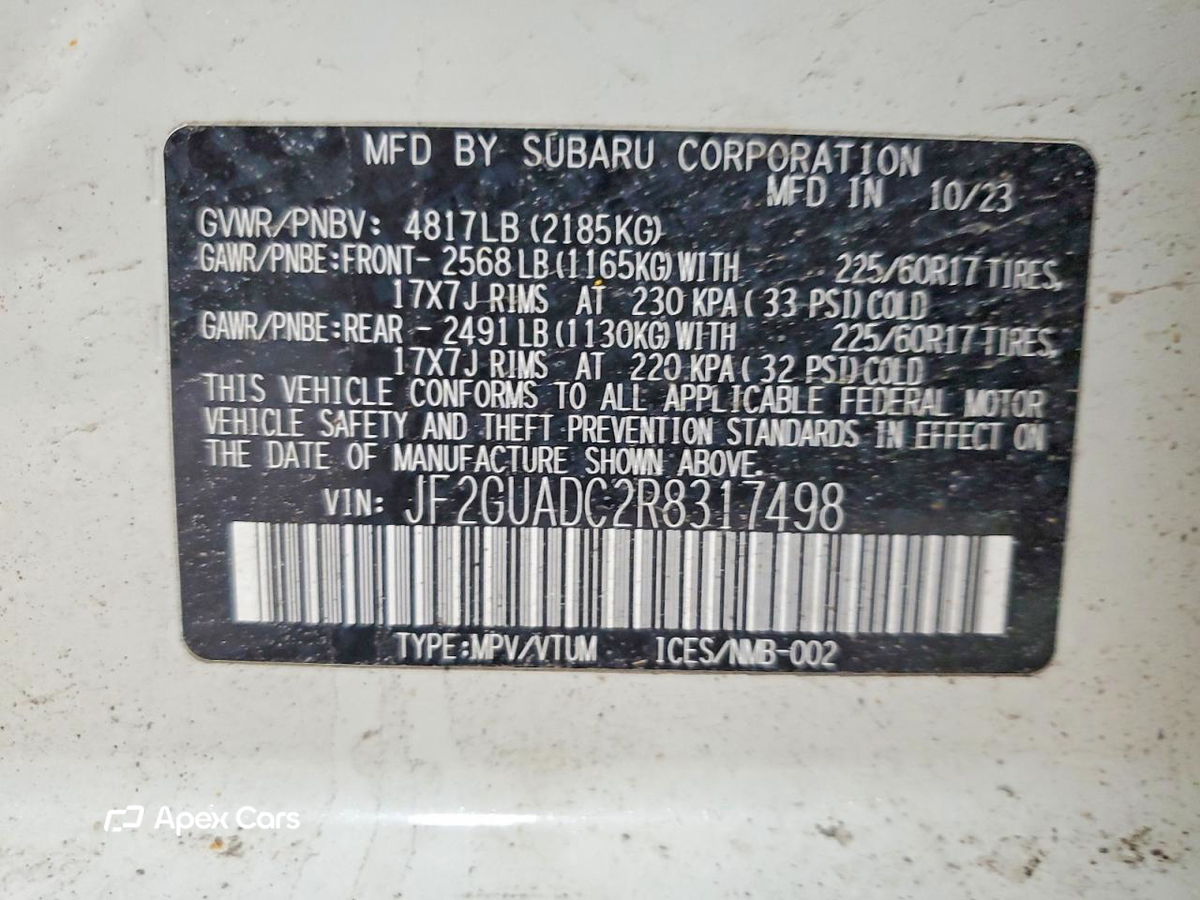 Subaru XV 2024