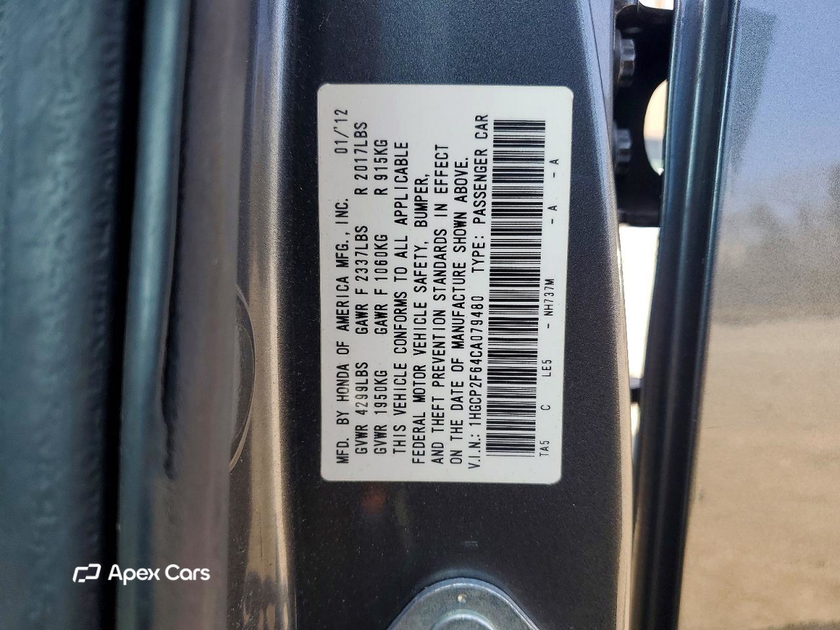 Honda Accord 2012