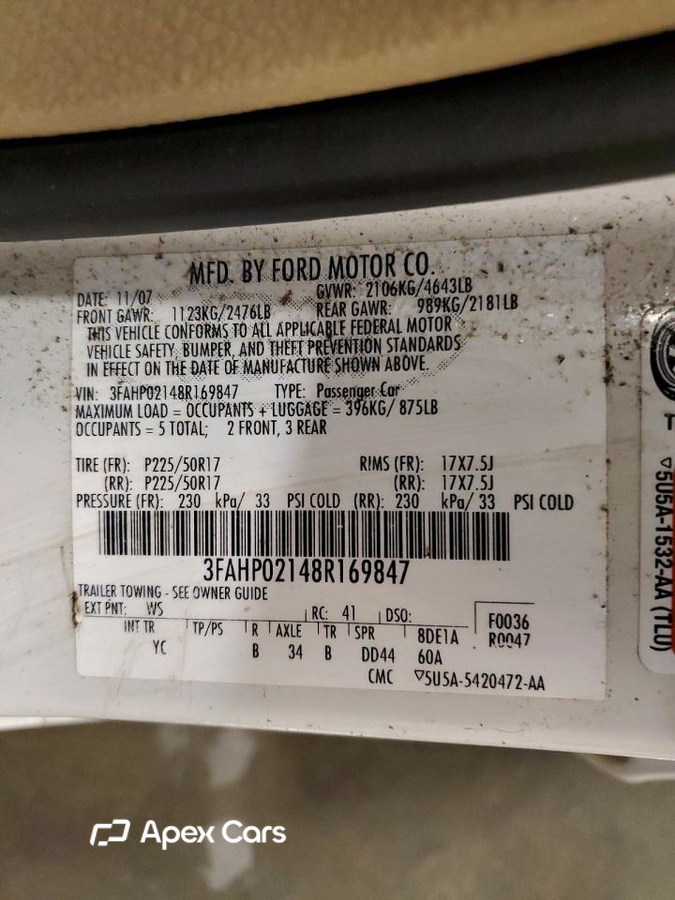 Ford Fusion 2008