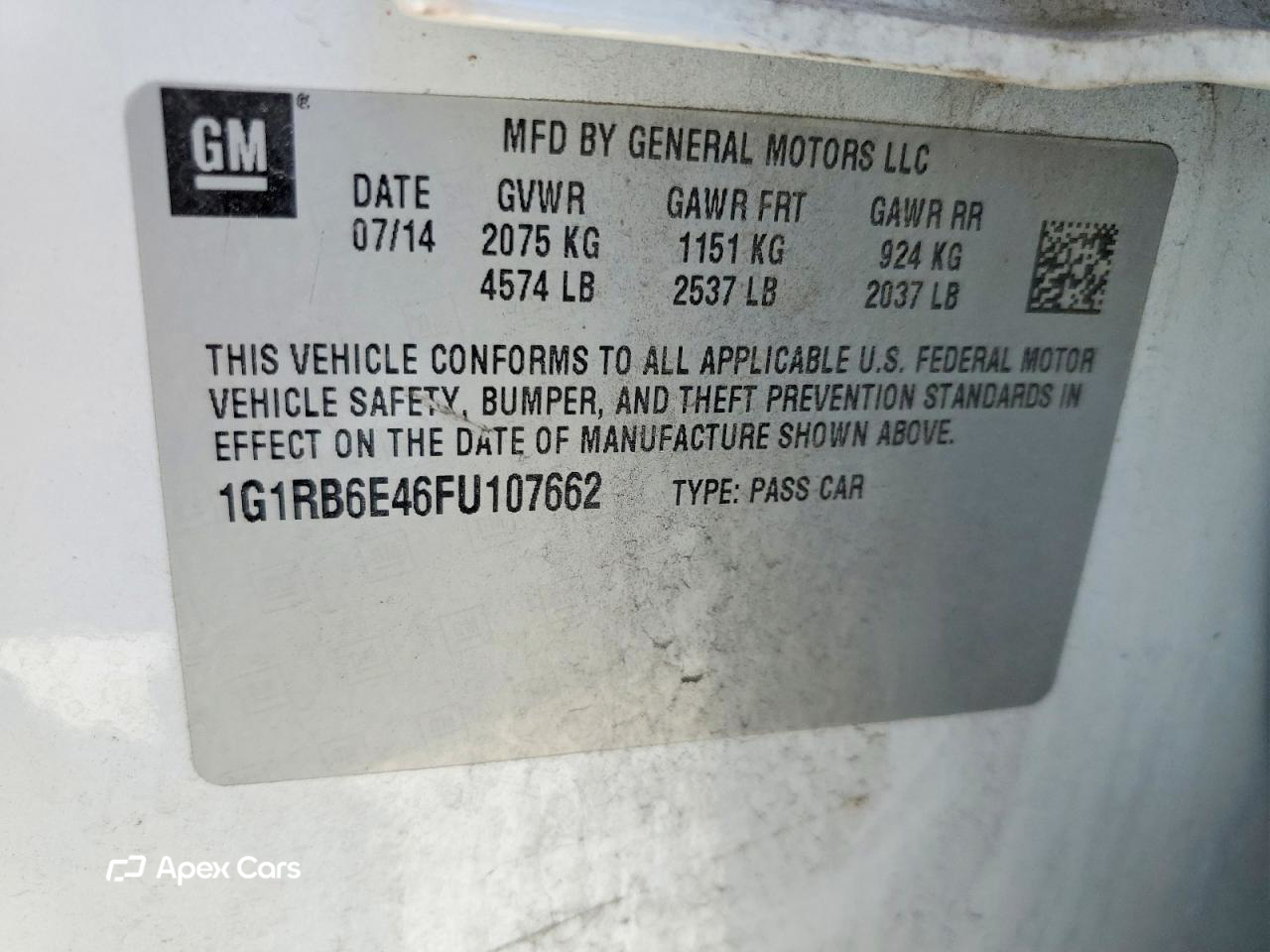 Chevrolet Volt 2015