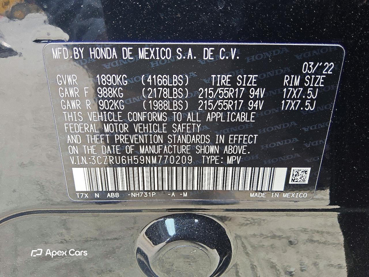 Honda HR-V 2022