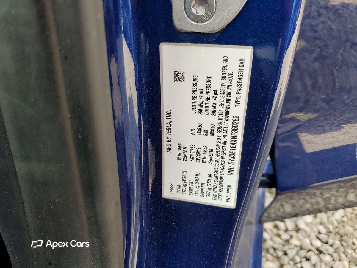 Tesla Model 3 2022