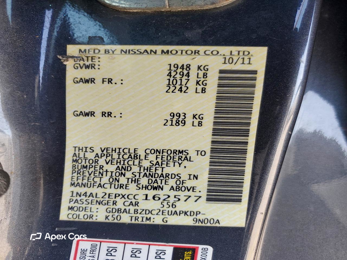 Nissan Altima 2012