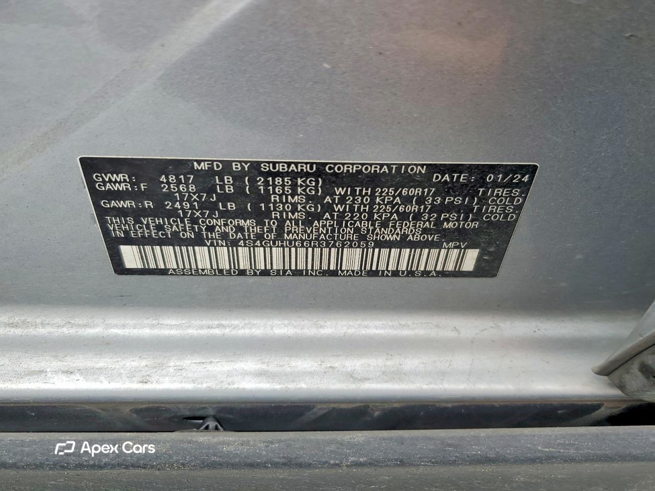 Subaru XV 2024