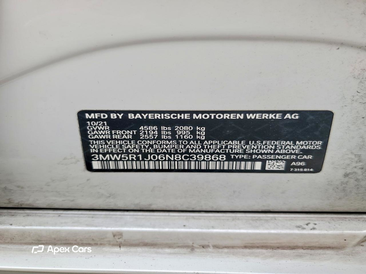 BMW Series 3 2022
