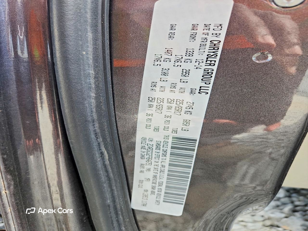 Dodge Caravan 2015