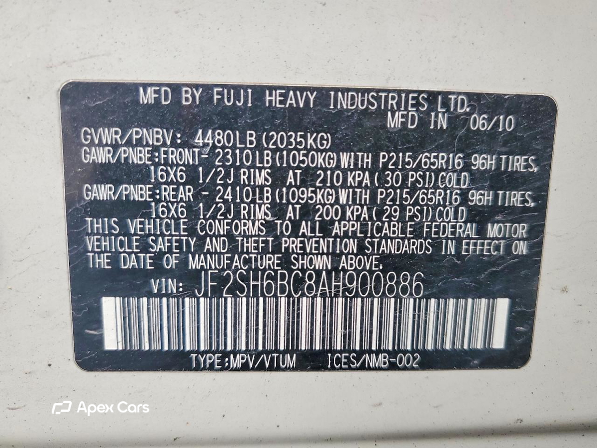 Subaru Forester 2010