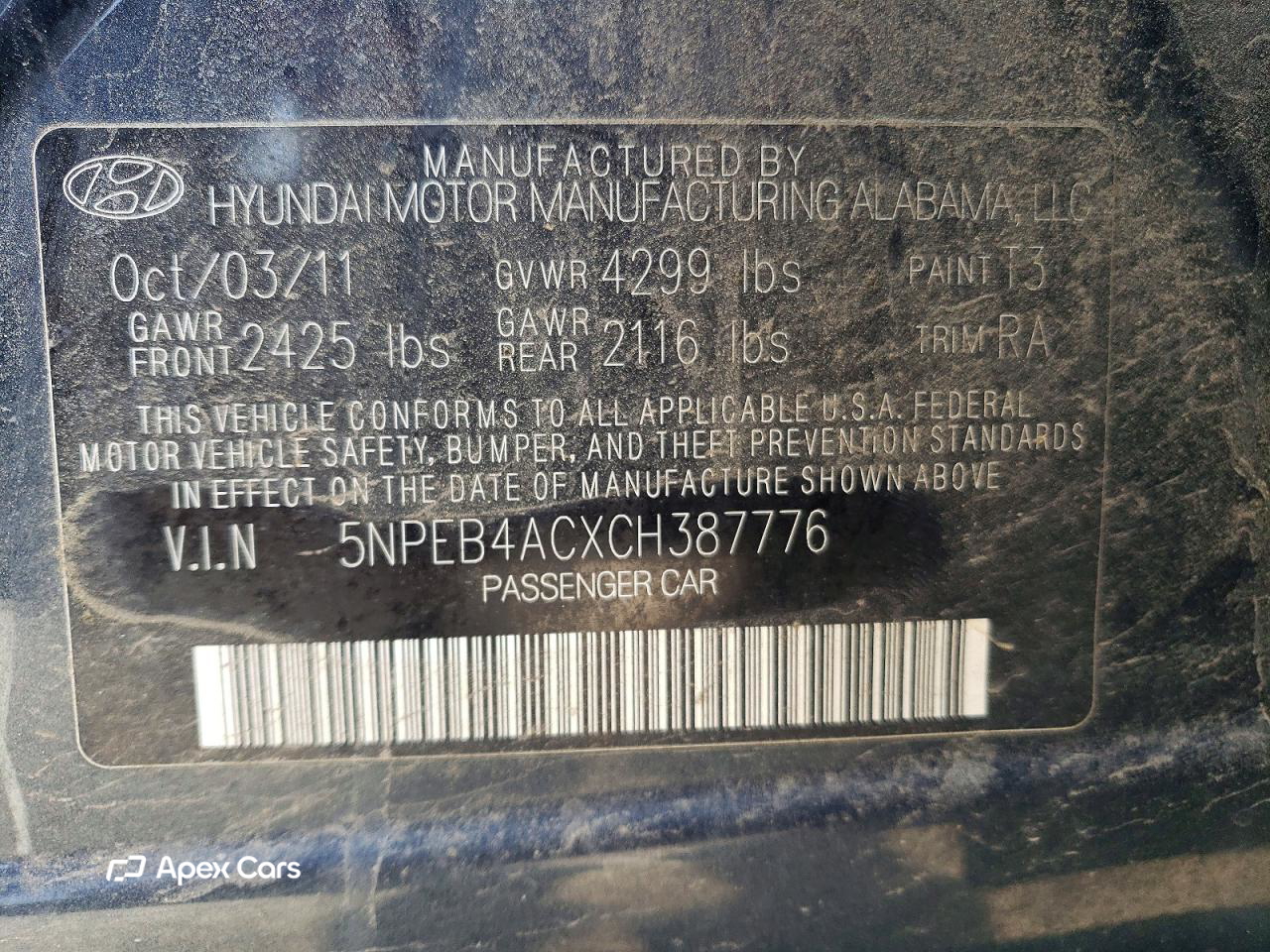 Hyundai Sonata 2012