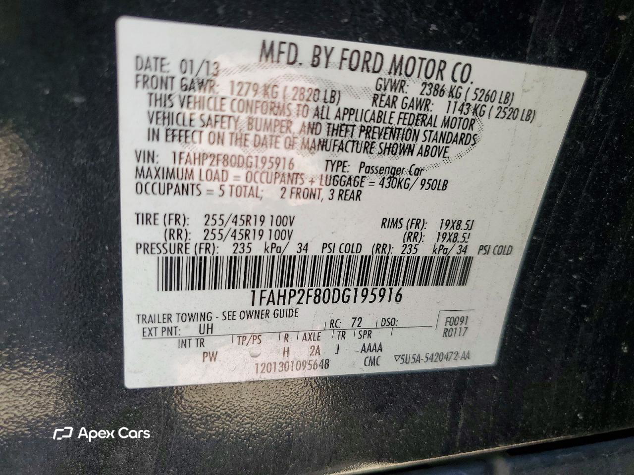 Ford Taurus 2013