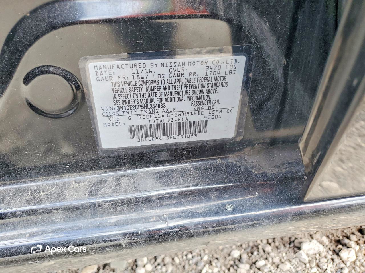 Nissan Versa 2017