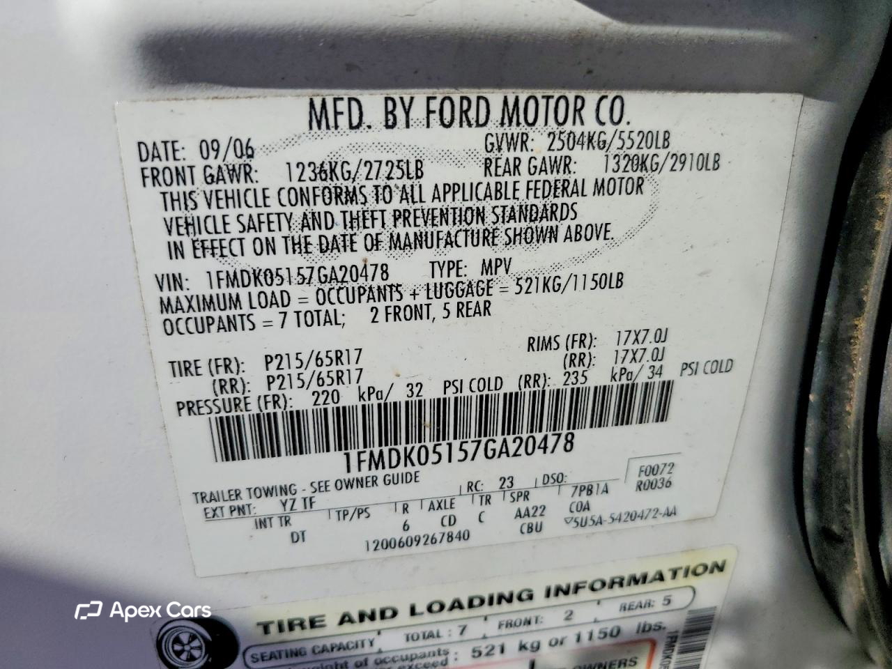 Ford Freestyle 2007