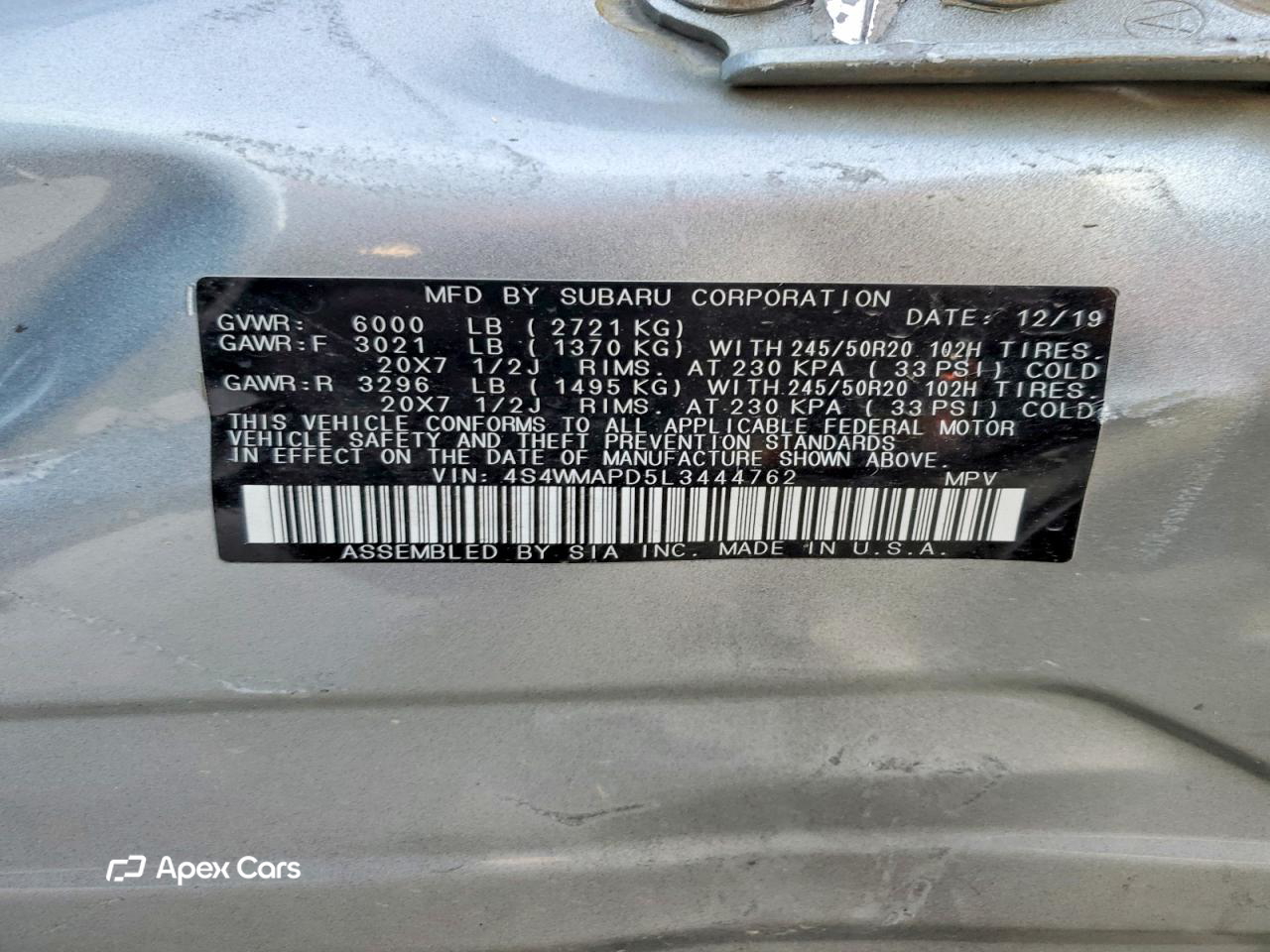 Subaru Ascent 2020